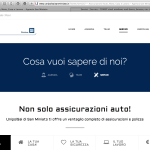 Sito Web UnipolSai - Pagina About